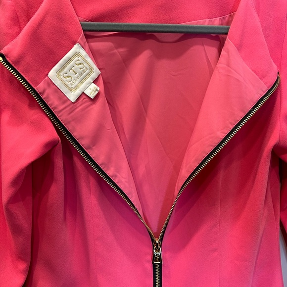 Sail to Sable Pink Long Sleeve Peplum Dress - Picture 7 of 10